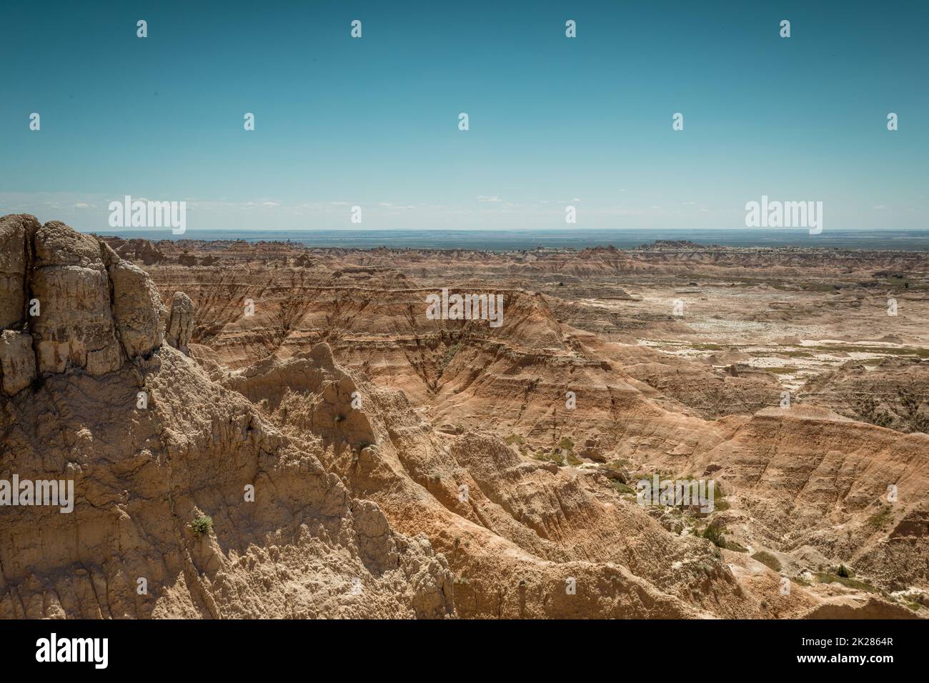 Badlands National Park, South Dakota, USA Banque D'Images