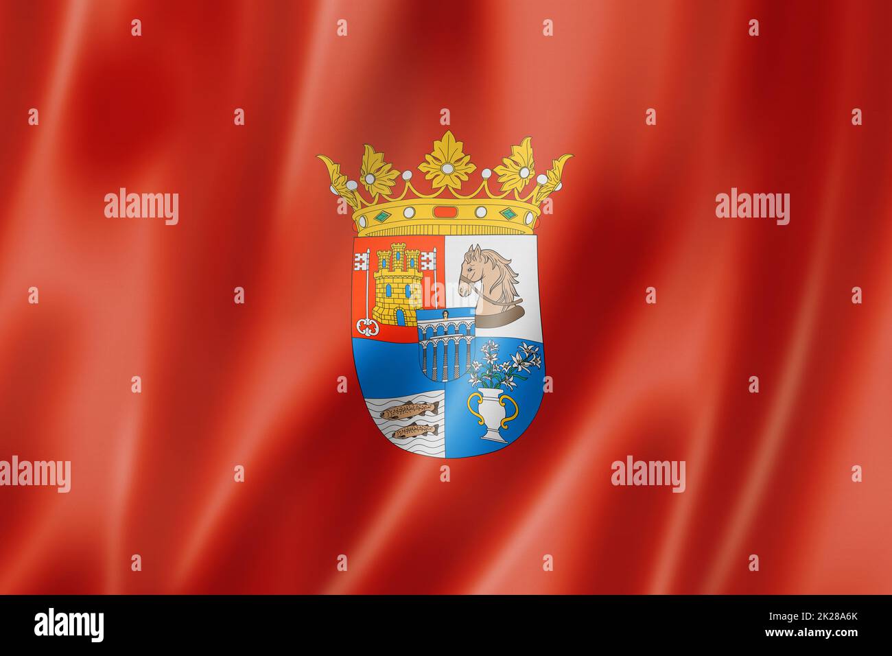 Pavillon de la province de Ségovie, Espagne Banque D'Images