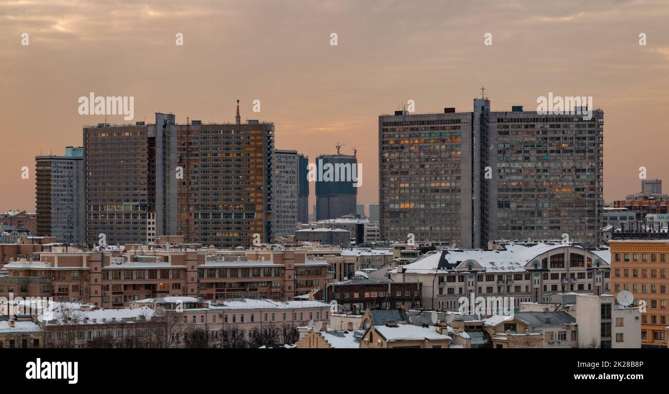 Appartements Moscou II Banque D'Images