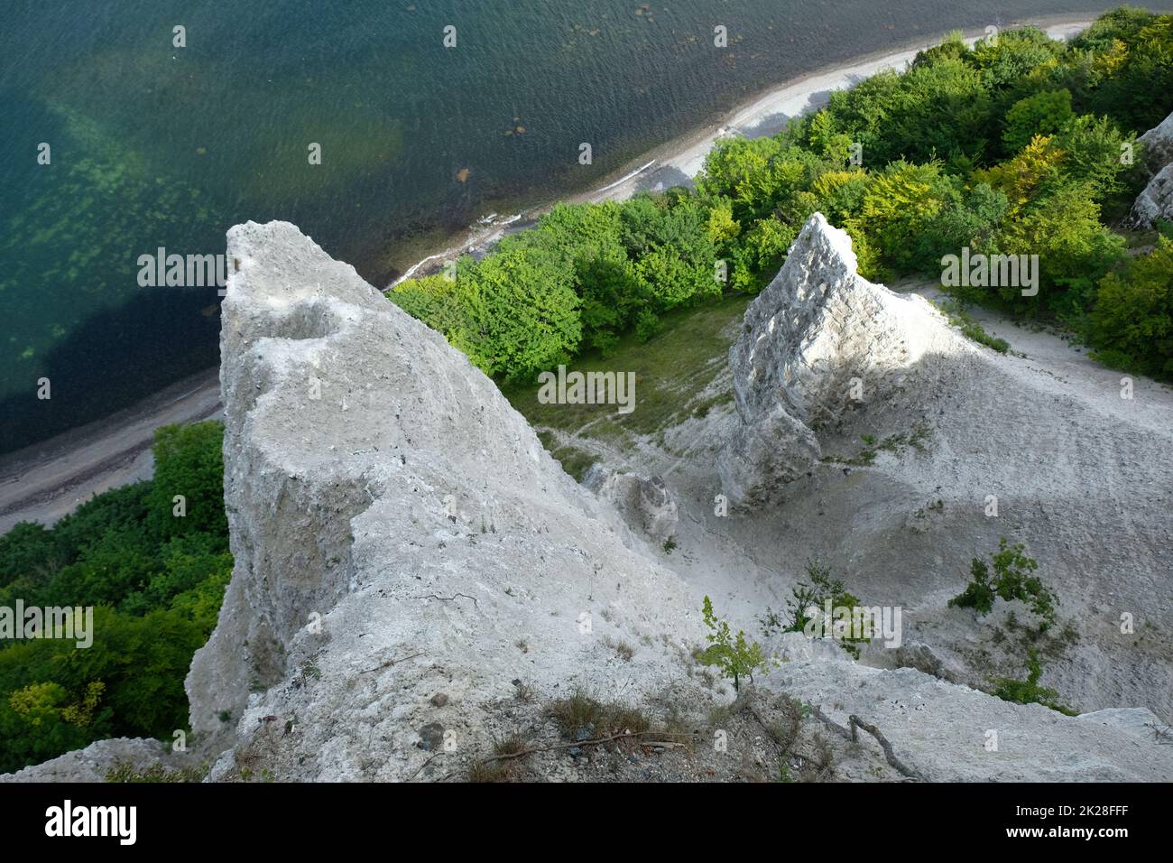 Chalk Cliffs Rügen Banque D'Images
