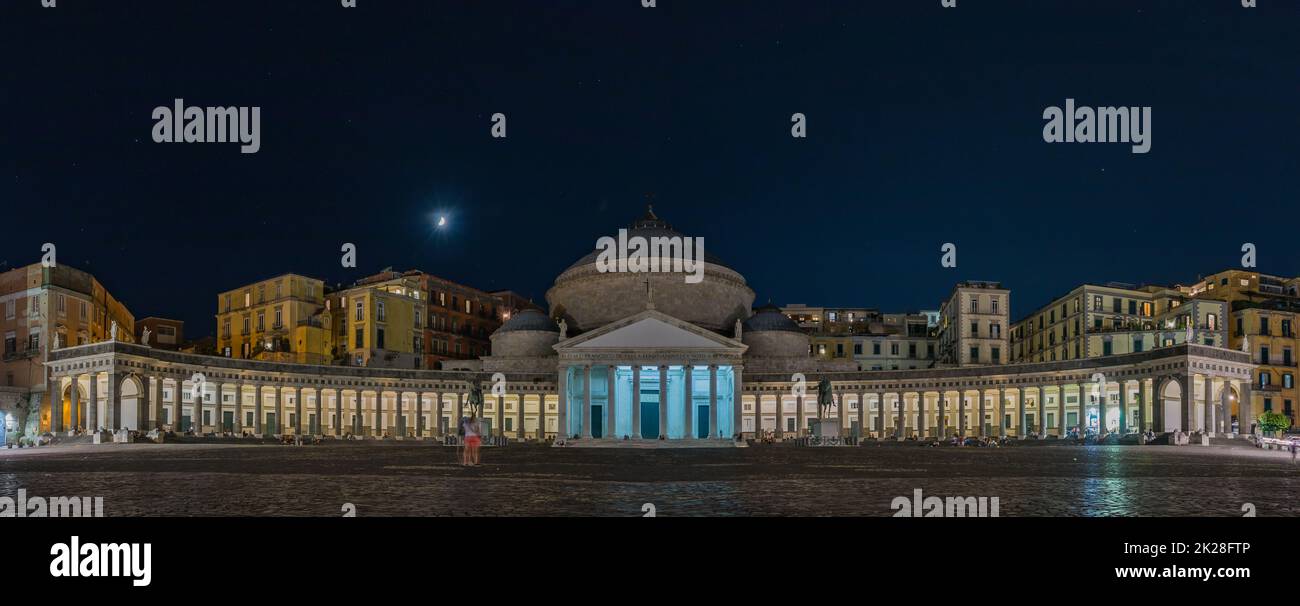 Panorama de San Francesco di Paola Banque D'Images