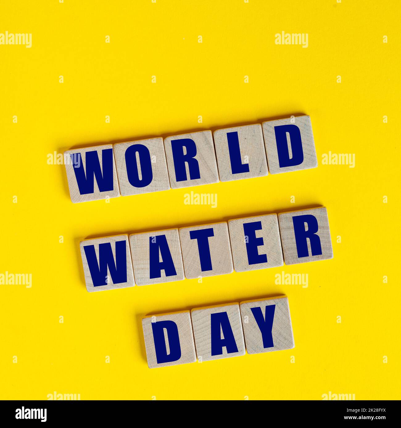 Journée mondiale de l’eau Banque D'Images