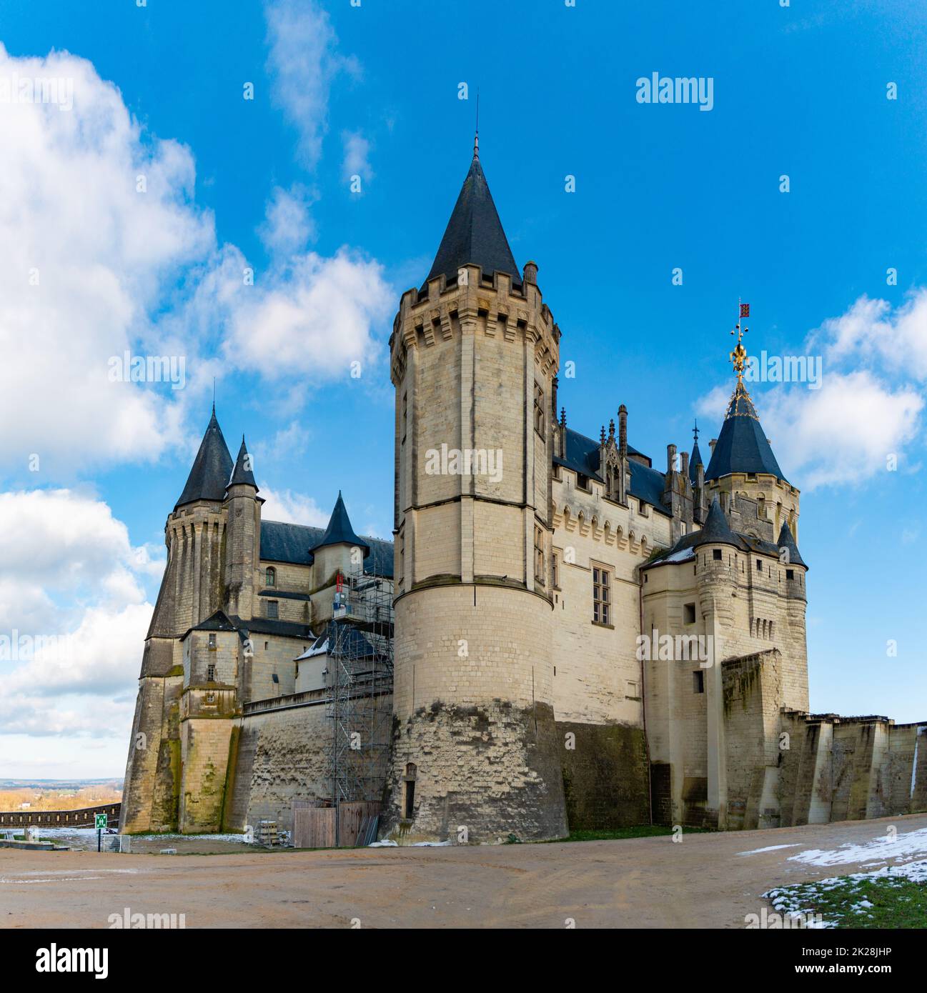 Château de Saumur III Banque D'Images