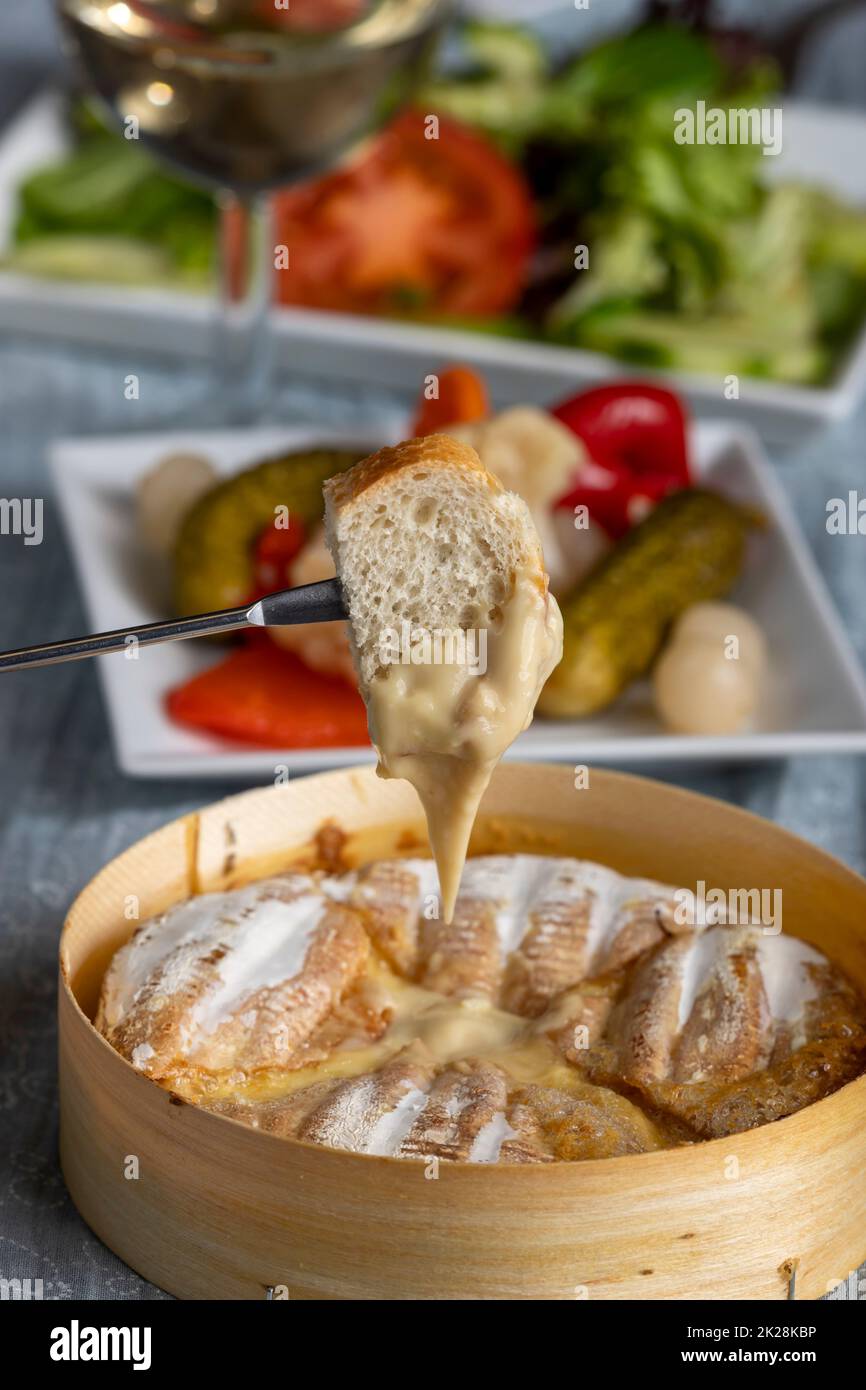 Fondue au fromage suisse Banque de photographies et d’images à haute