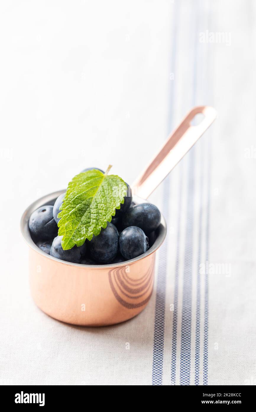 baies bleues Banque D'Images