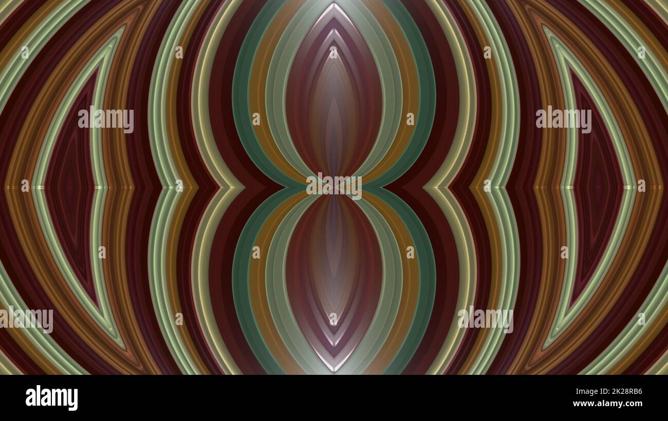 Lignes de verre kaléida Banque D'Images