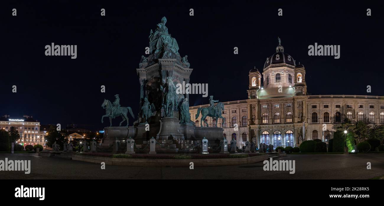 Maria-Theresien-Platz I Banque D'Images