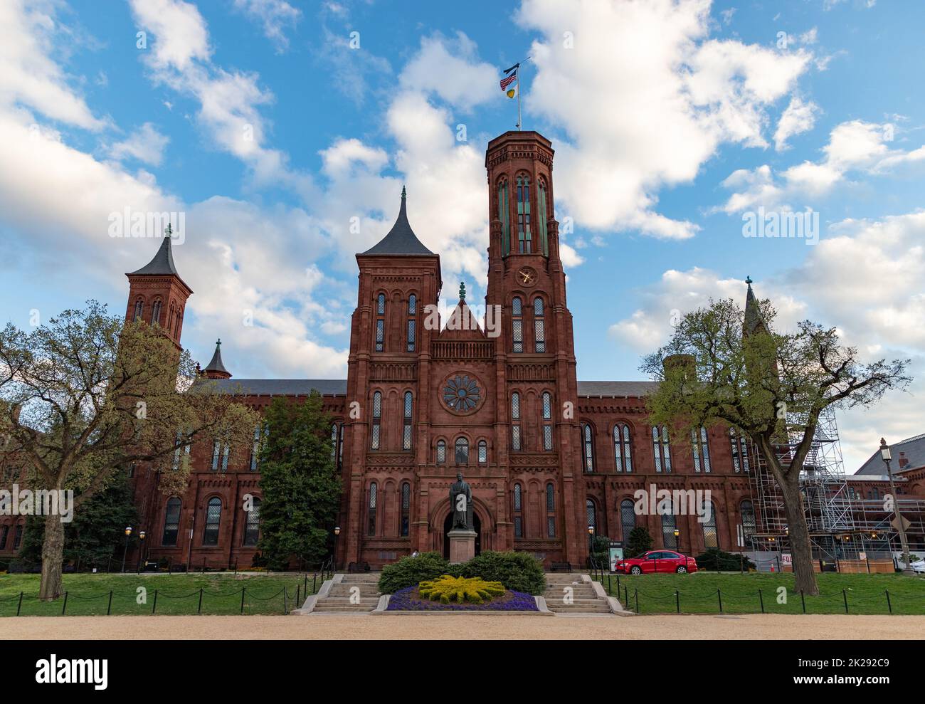 Smithsonian Castle Banque D'Images