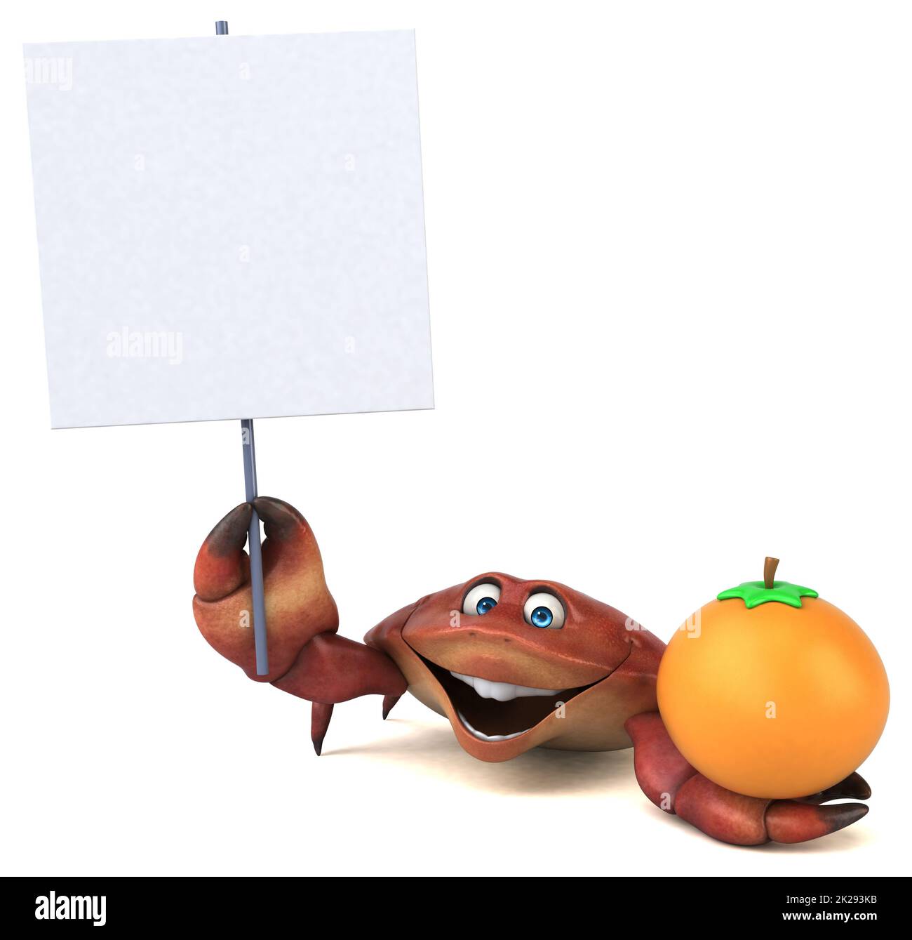 Fun - crabe 3D Illustration Banque D'Images