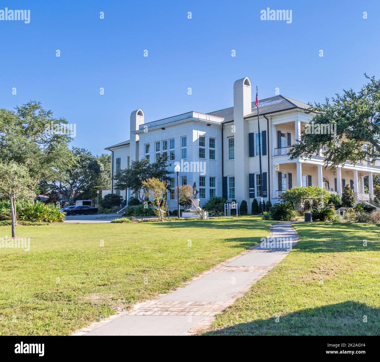 Biloxi Mississippi Visitor Complex et musée. Bâtiment d'avantguerre