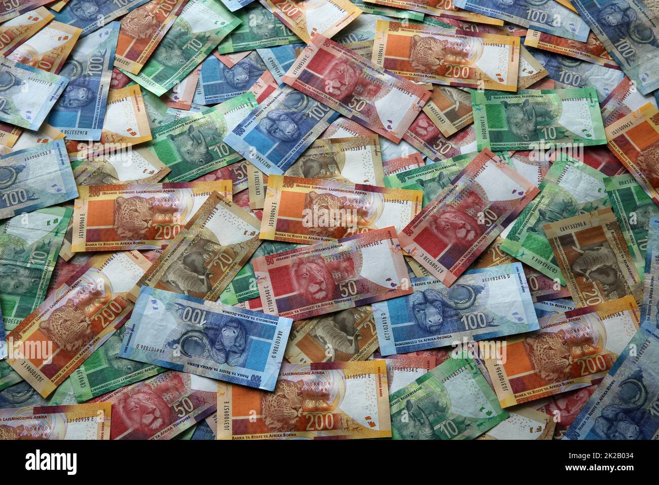 Billets en dollars namibiens Banque D'Images