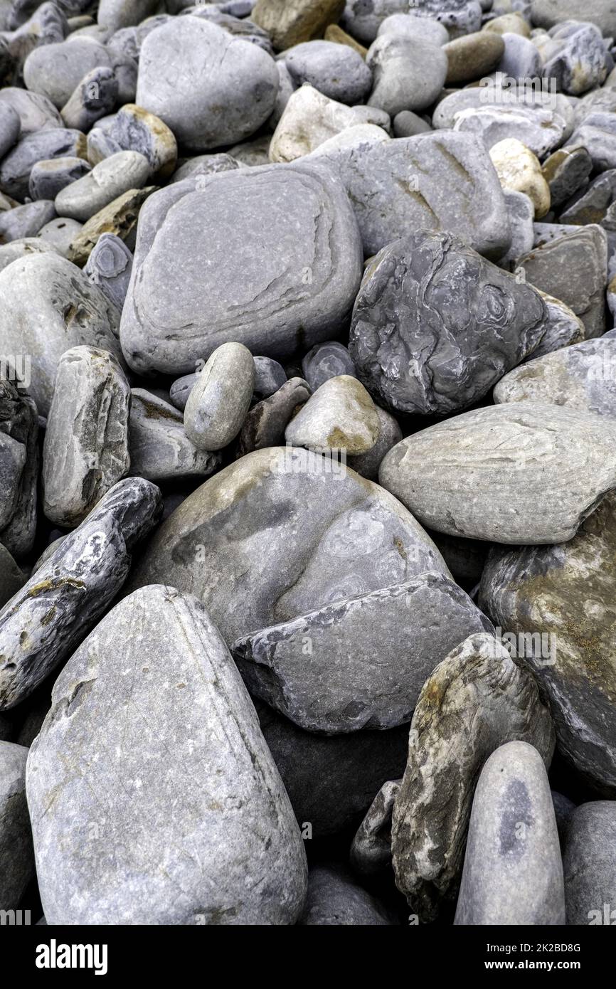 Pierres à galets Banque D'Images