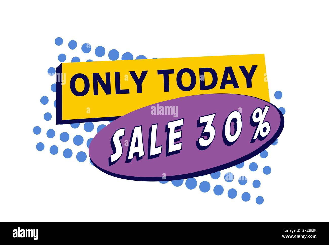 Bannière web abstraite, carte de visite, modèle DE VENTE 30 POUR CENT - Vector Banque D'Images