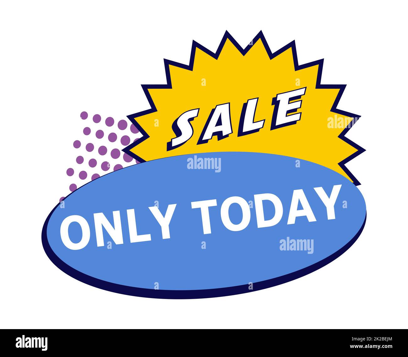 Bannière web abstraite, carte de visite, MODÈLE DE VENTE AUJOURD'HUI UNIQUEMENT - Vector Banque D'Images