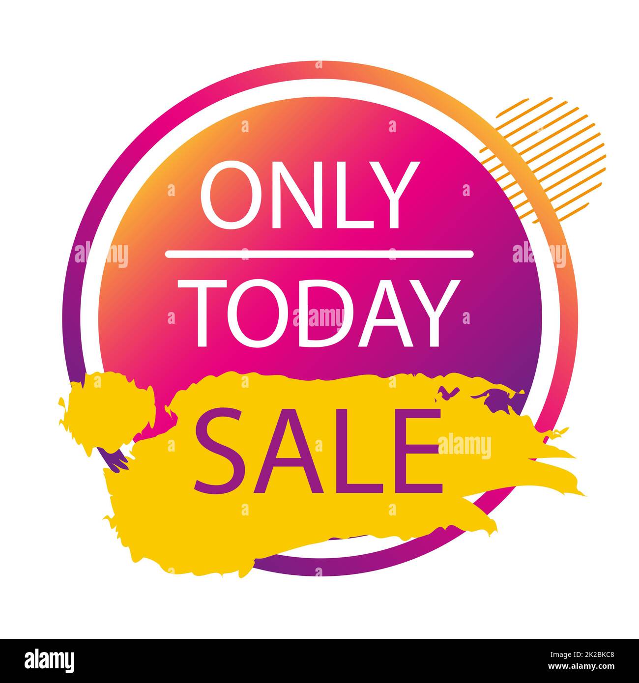 Bannière web abstraite, carte de visite, MODÈLE DE VENTE AUJOURD'HUI UNIQUEMENT - Vector Banque D'Images