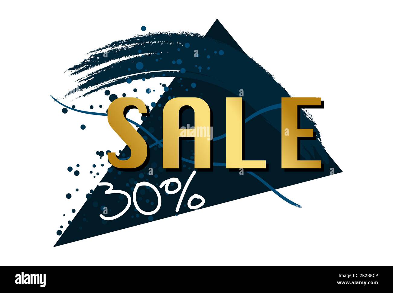 Bannière web abstraite, carte de visite, modèle DE VENTE 30 POUR CENT - Vector Banque D'Images