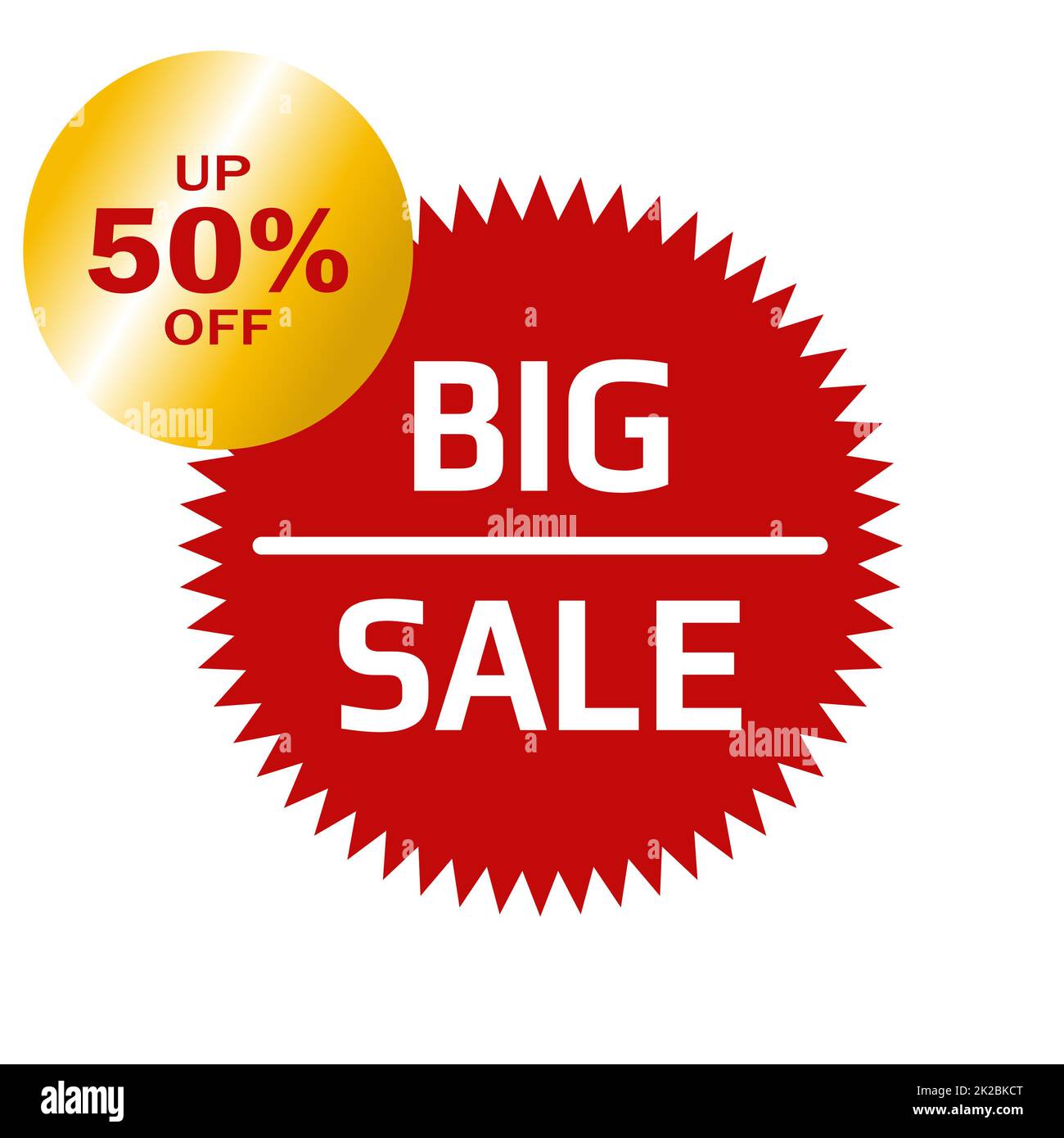 Bannière Web, modèle, carte postale publicité grande vente 50 pour cent de rabais style abstrait - Vector Banque D'Images