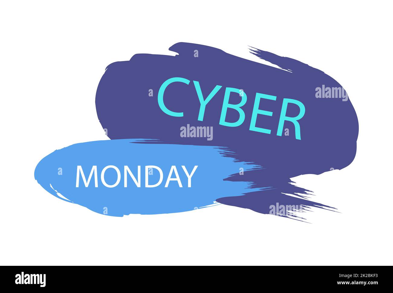 Bannière Web, carte de visite, modèle DE CYBER-LUNDI - Vector Banque D'Images