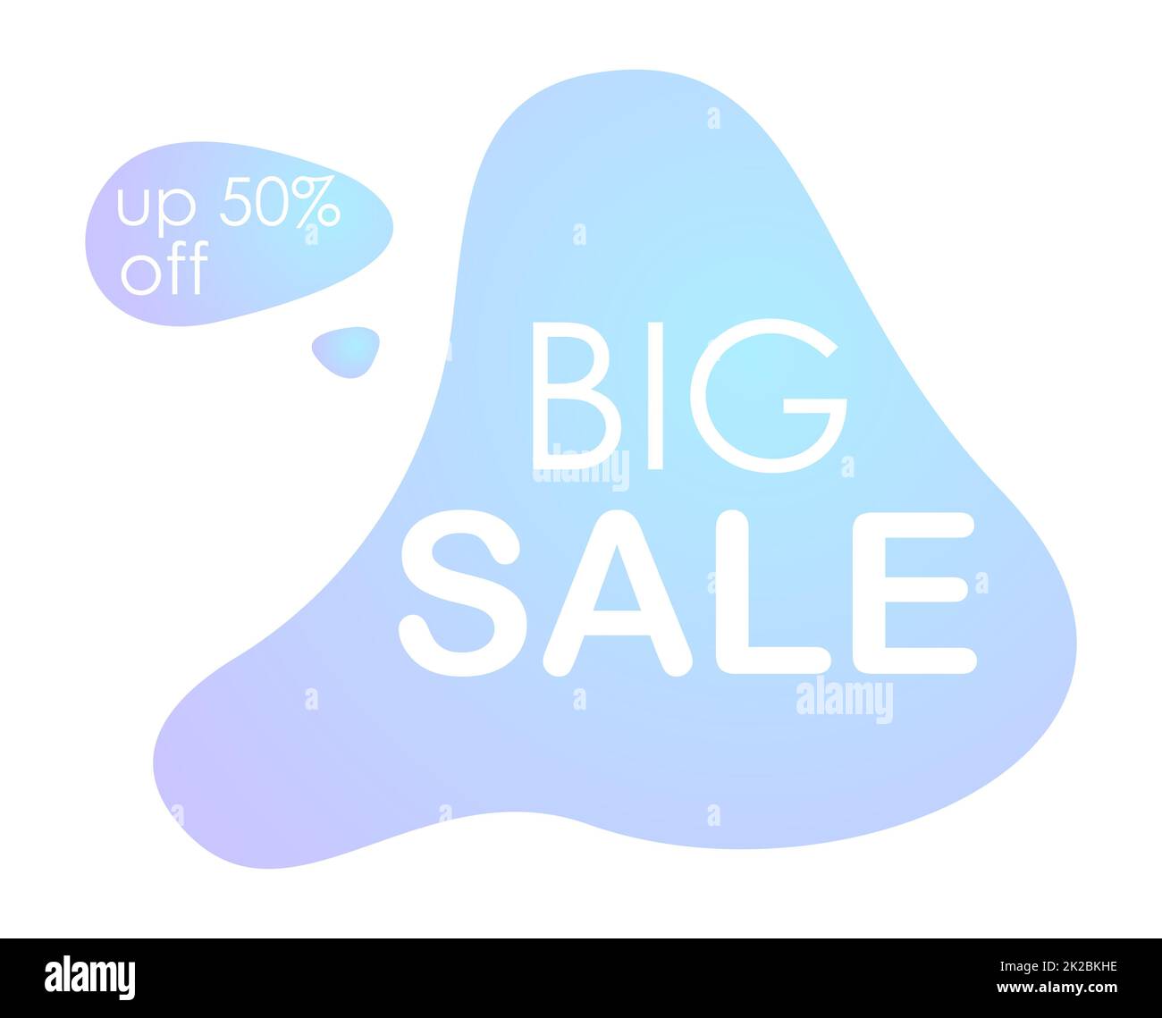 Bannière Web, modèle, carte postale publicité grande vente 50 pour cent de rabais style abstrait - Vector Banque D'Images