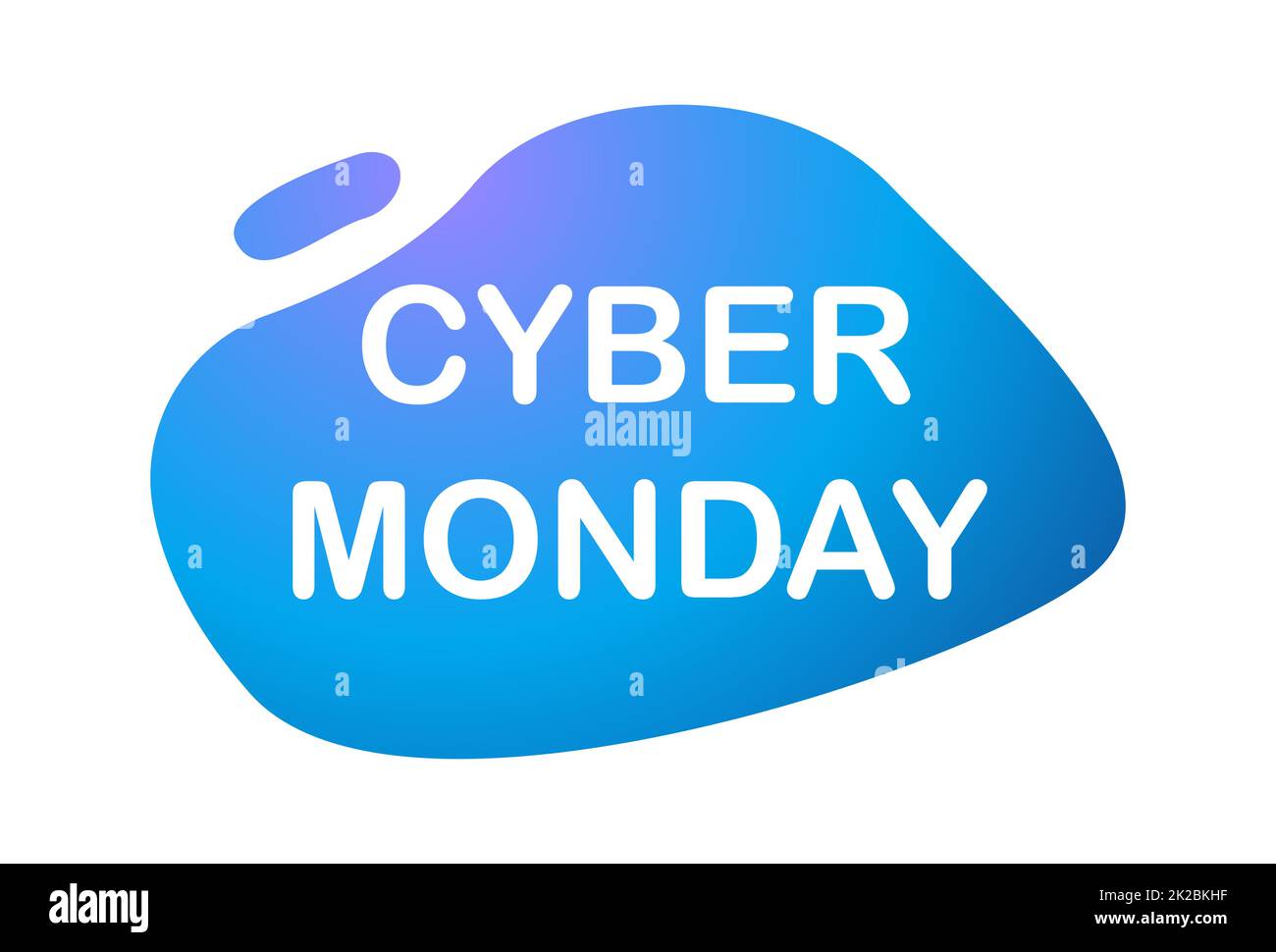 Bannière web abstraite, carte de visite, modèle CYBER MONDAY - Vector Banque D'Images