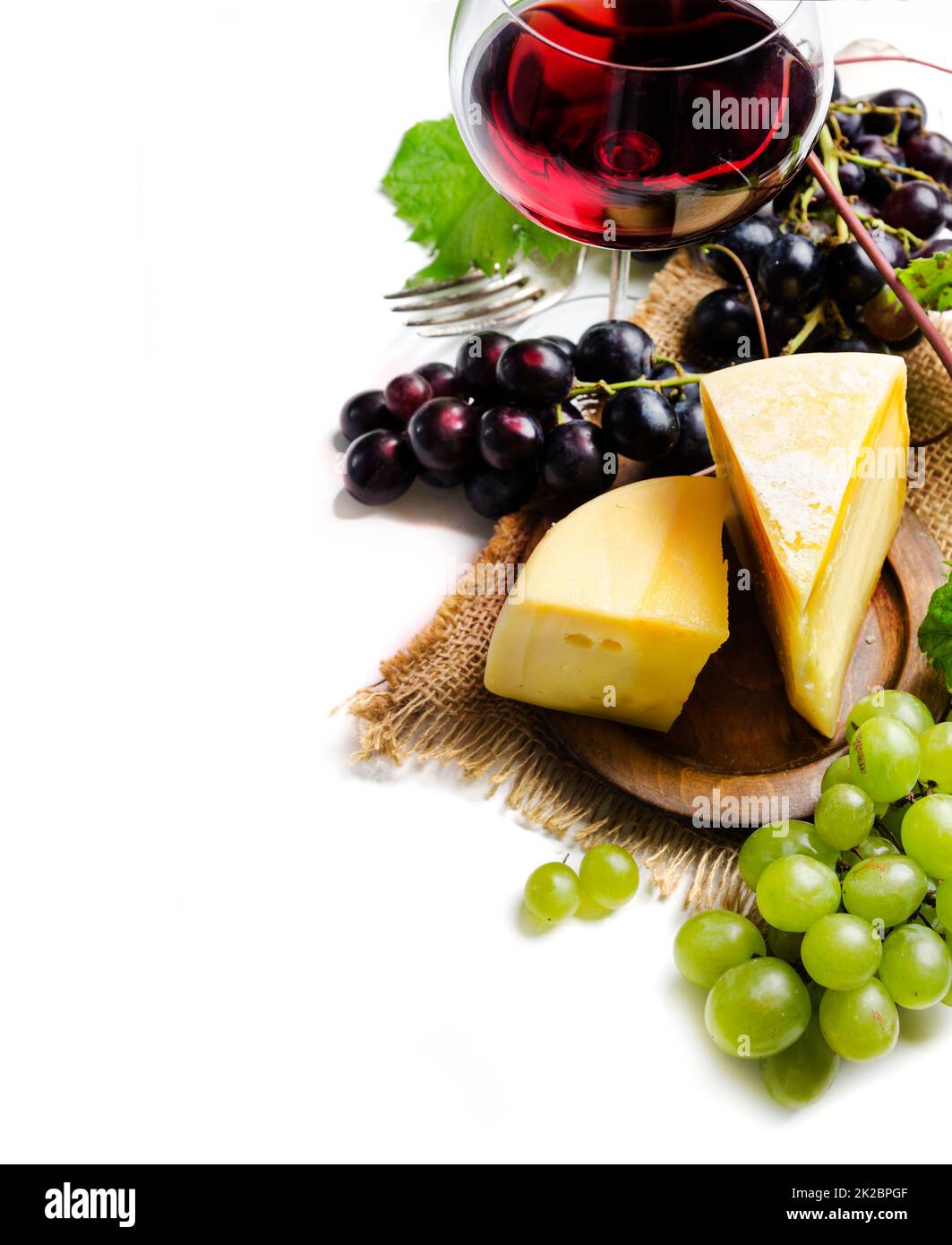 Vins et fromages Banque D'Images