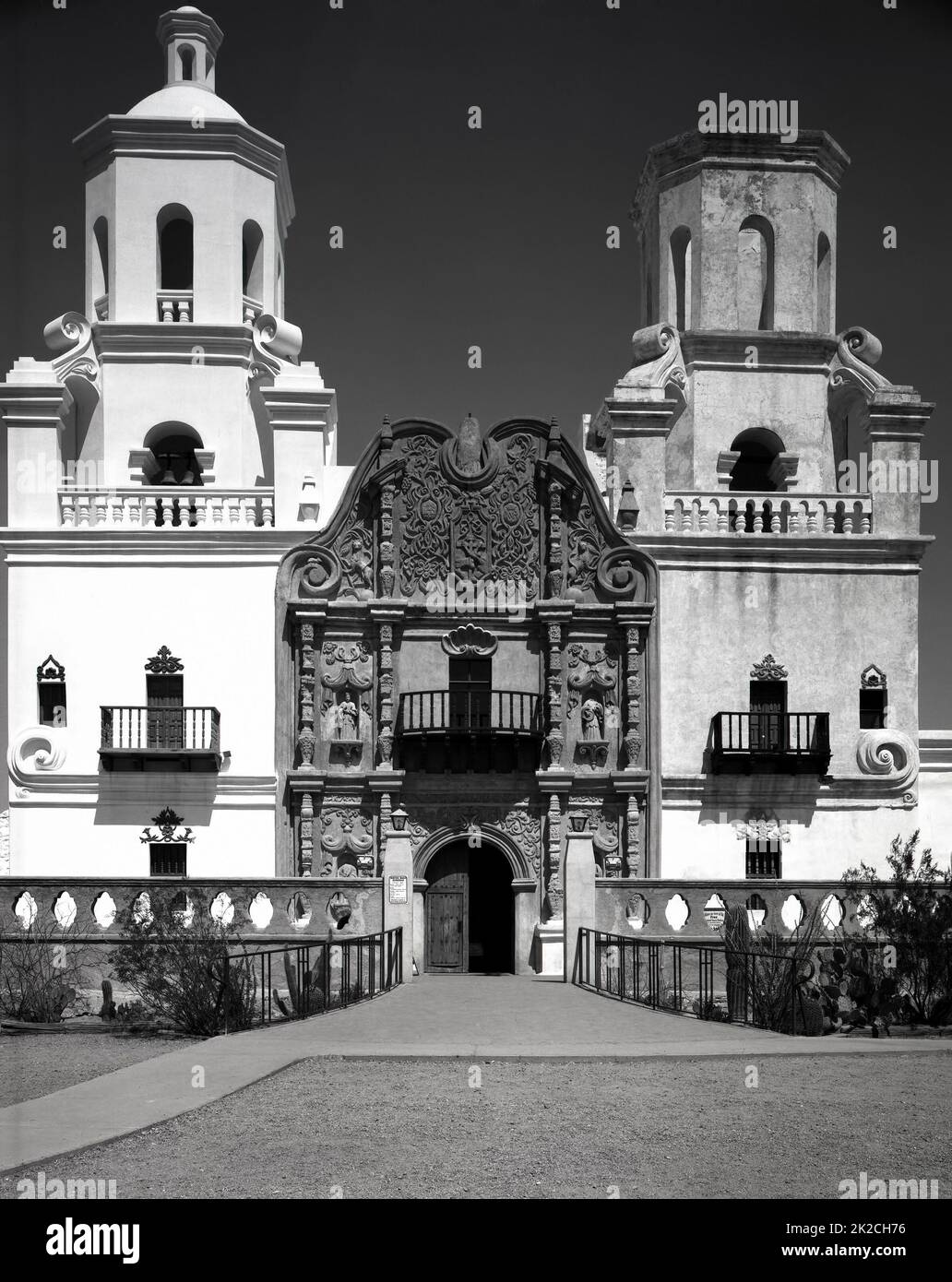 Mission San Xavier Banque D'Images