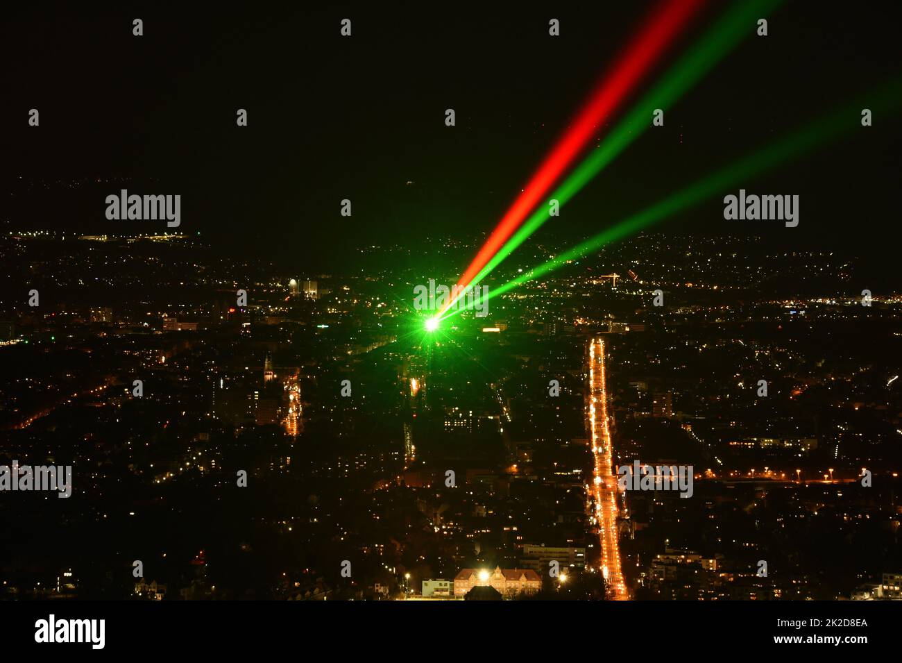 Kassel la nuit Banque D'Images