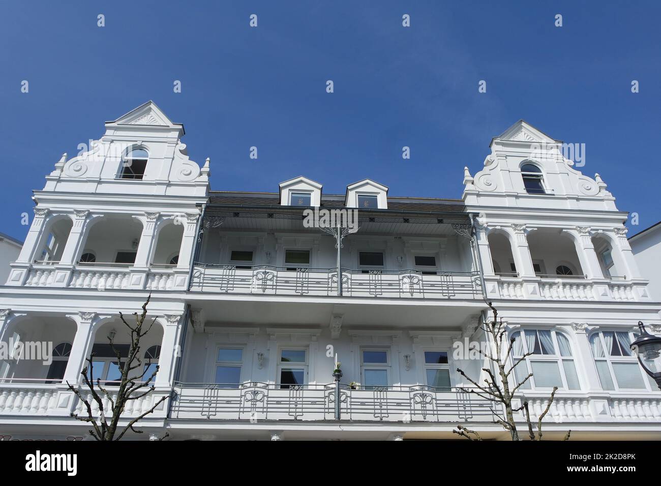 Architecture du complexe sur Ruegen, Binz Banque D'Images