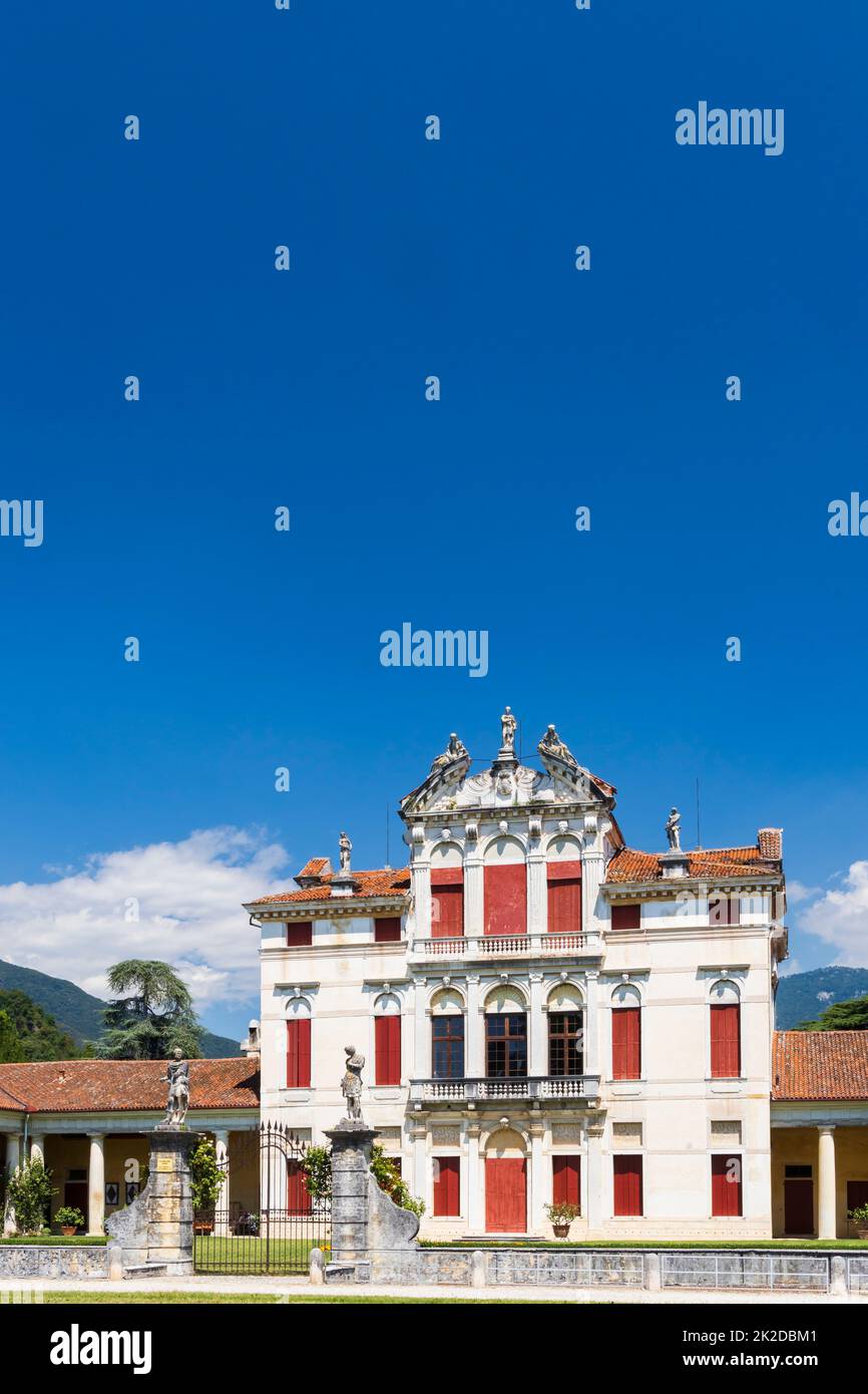 Villa Angarano à Bassano del Grappa, Vénétie, Italie du Nord. Banque D'Images