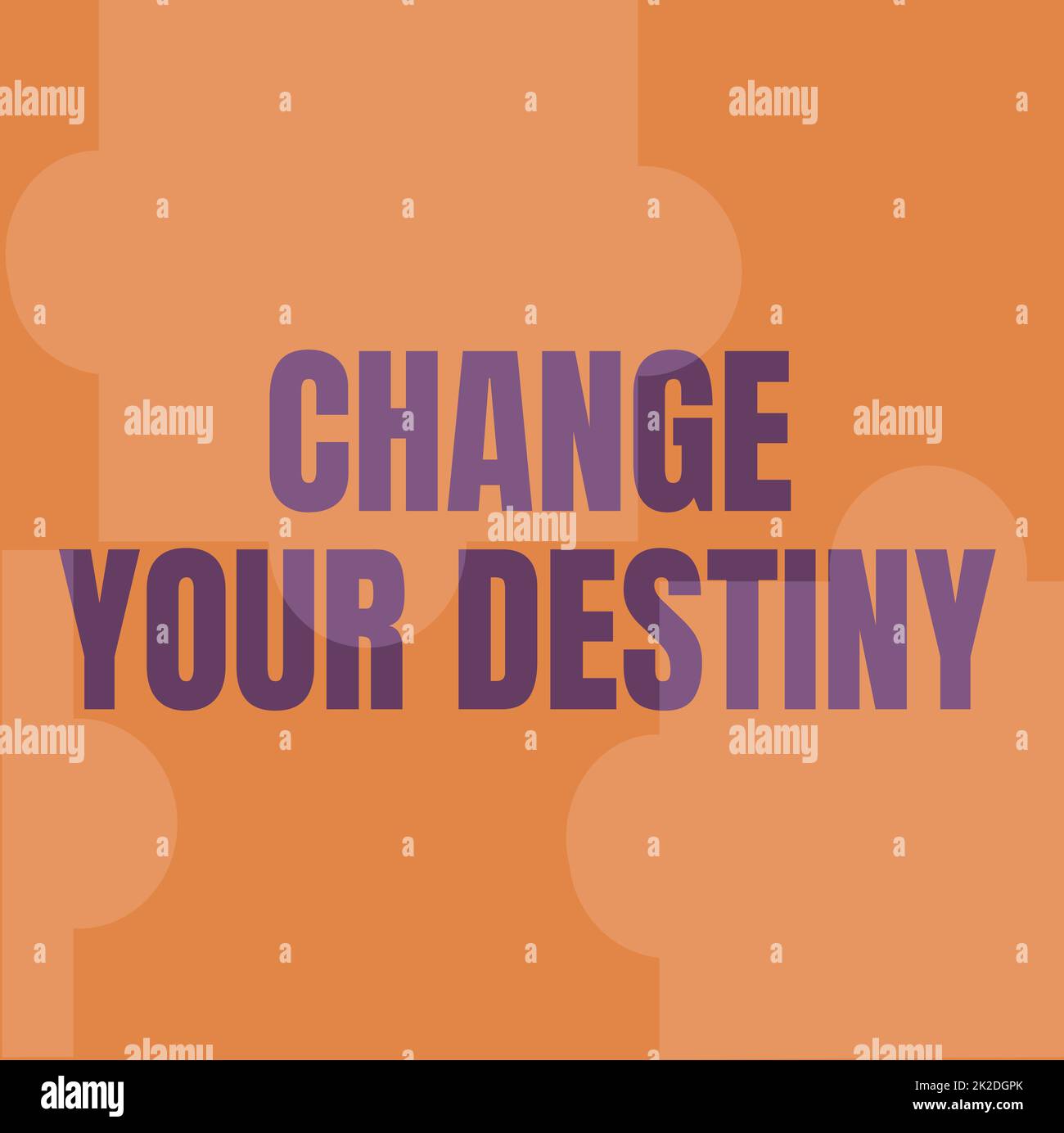 Inspiration montrant le signe changer votre destin. Photo conceptuelle choisir les bonnes actions pour manipuler les événements prédéterminés arrière-plans illustrés par une ligne avec différentes formes et couleurs. Banque D'Images