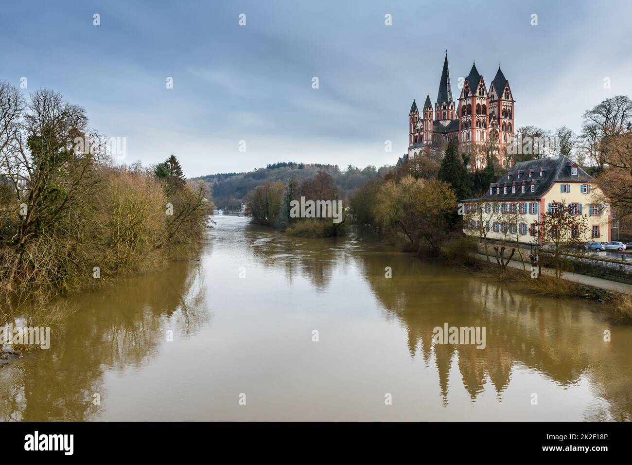 La Cathédrale de Limbourg, Limburg an der Lahn, Hesse, Allemagne Banque D'Images