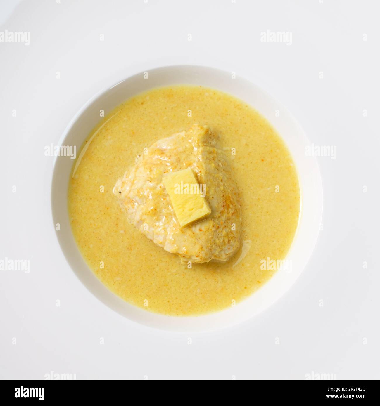 Curry de poulet au gingembre Banque D'Images