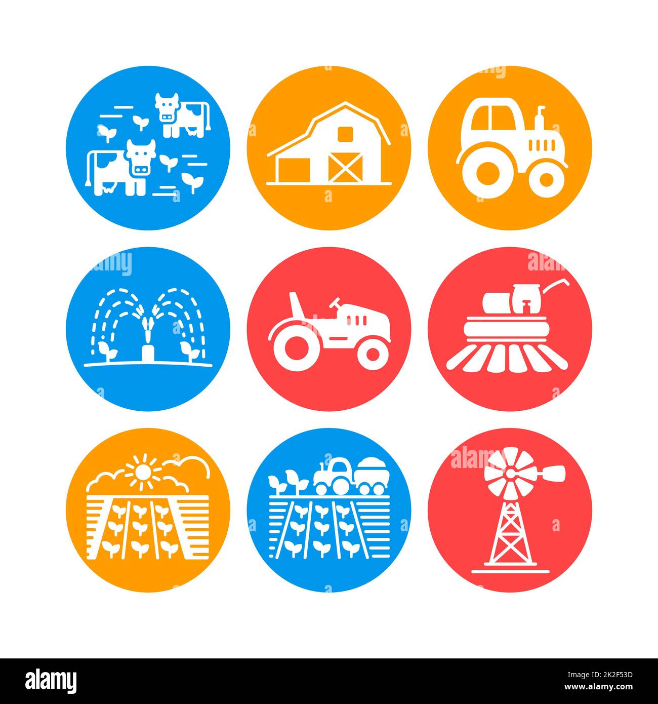 Icône de glyphe de vecteur de champ d'exploitation. Panneau Agriculture Banque D'Images