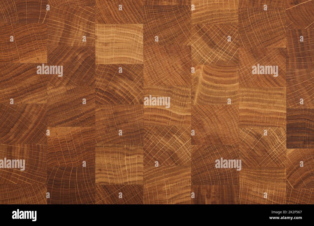 Bloc de broyage de grain à l'extrémité de la buteuse en bois Banque D'Images