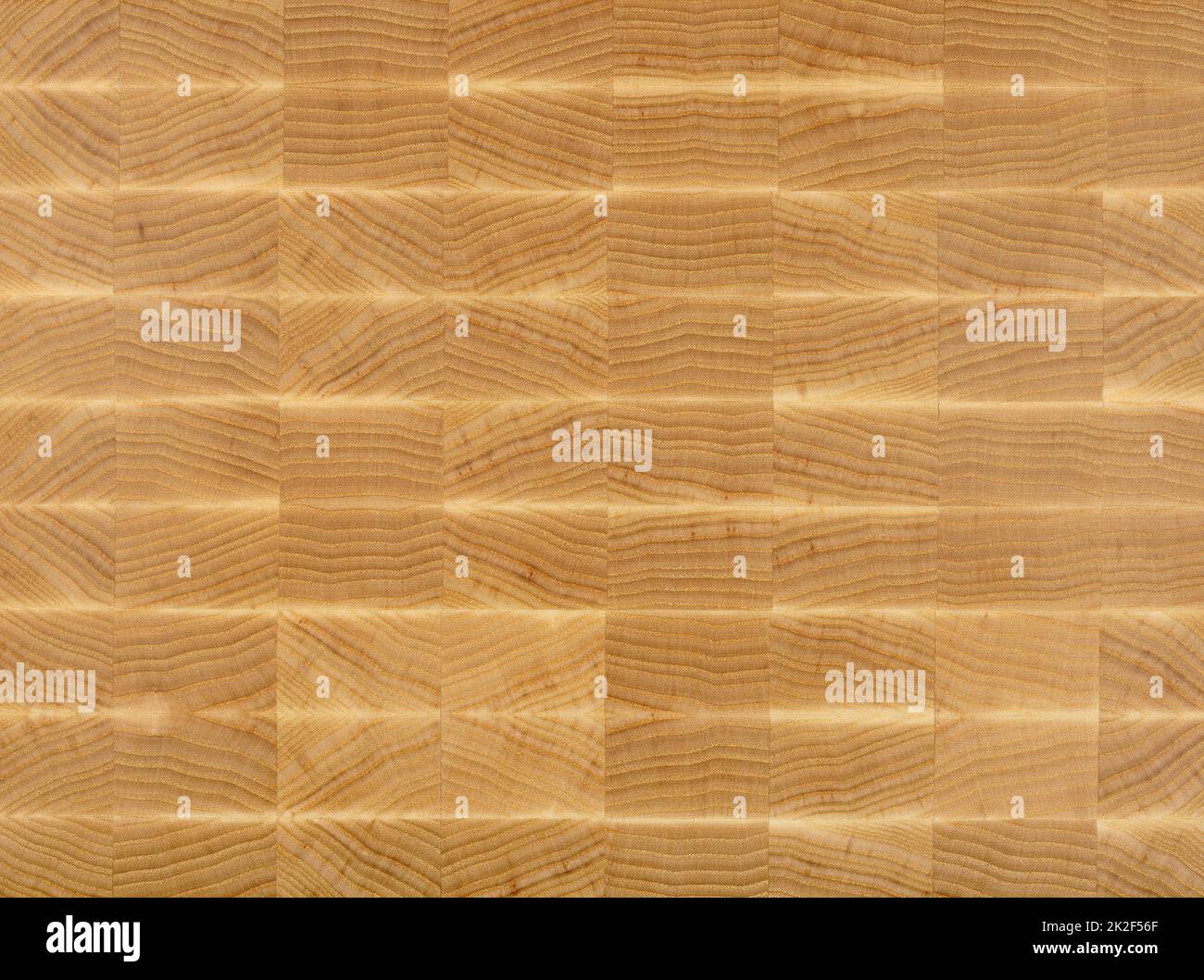 Bloc de broyage de grain à l'extrémité de la buteuse en bois Banque D'Images