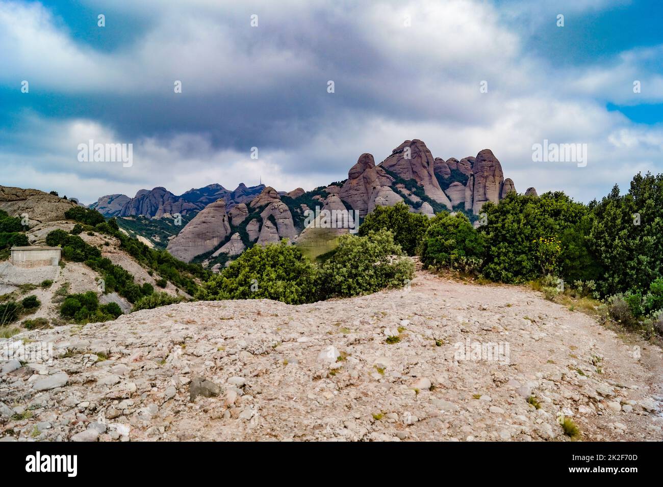 Montcerats étrange rock (Espagne Barcelone) Banque D'Images