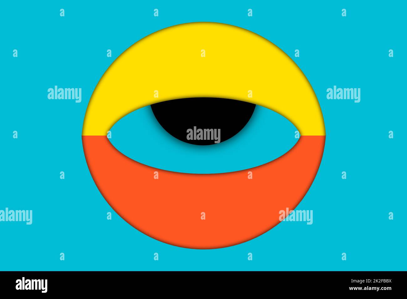 A Eye Nouveau meilleur logo créatif unique graphique Design Art icône symbole forme signe frais HD 4K fond d'écran Illustration photo d'arrière-plan Banque D'Images