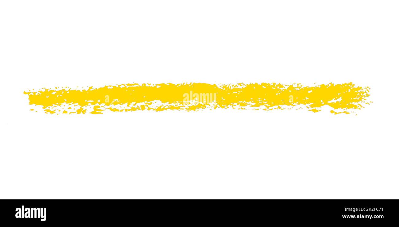 Taches de couleur jaune orange ou de bande crayon Banque D'Images Taches de couleur jaune orange ou de bande crayon Banque D'Images