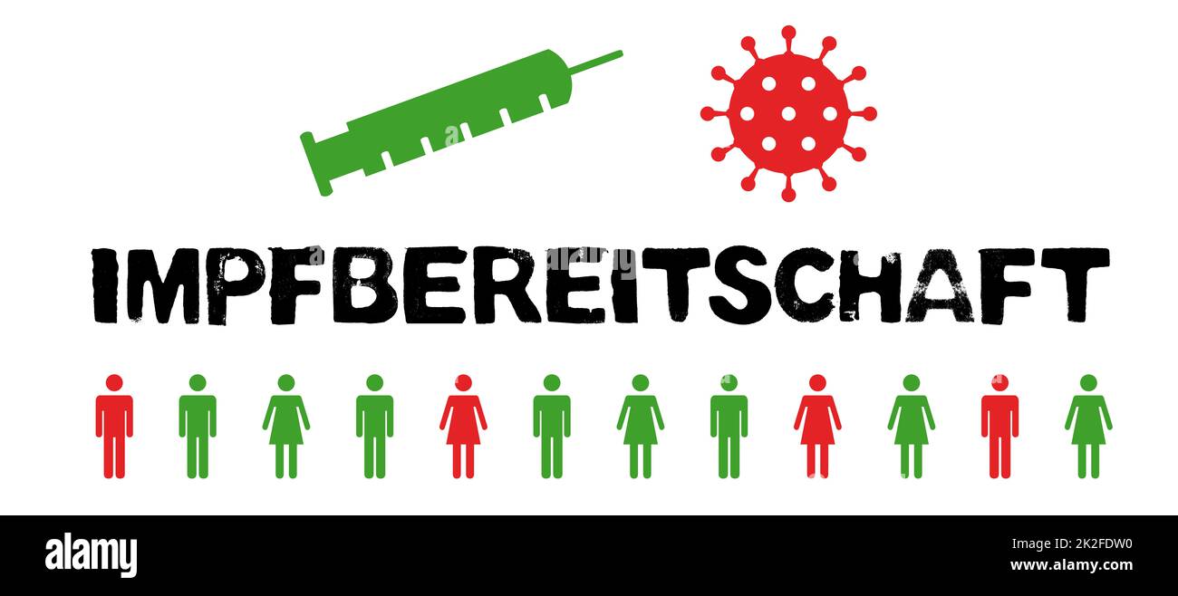 Préparation à la vaccination - texte Grunge et icône du coronavirus Banque D'Images
