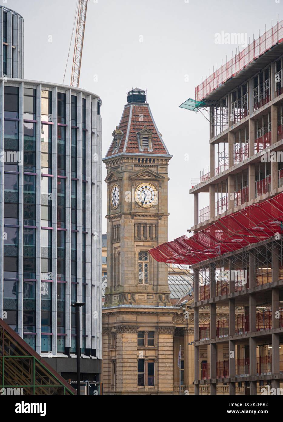 Modern and OLC Buildings, Birmingham, Royaume-Uni Banque D'Images