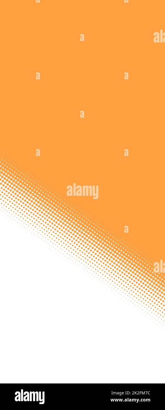 Points de dégradé orange - bannière de mise en page Banque D'Images
