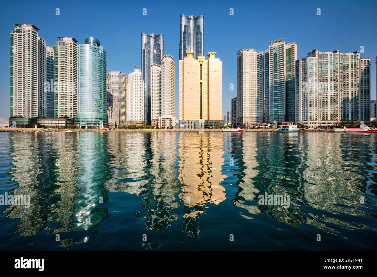 Les gratte-ciel à Busan, Corée du Sud Banque D'Images