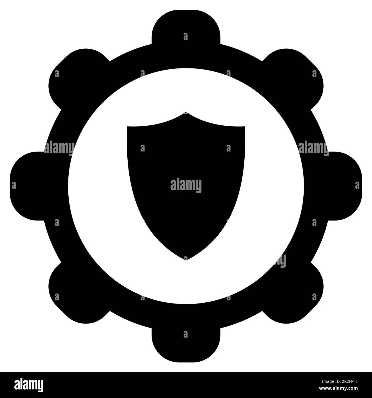 Protection et roue Banque D'Images