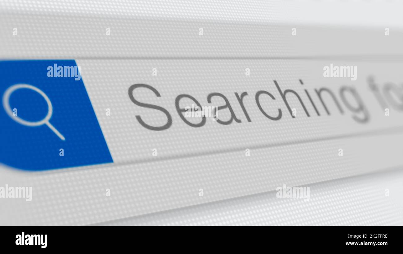 barre de recherche web Banque D'Images