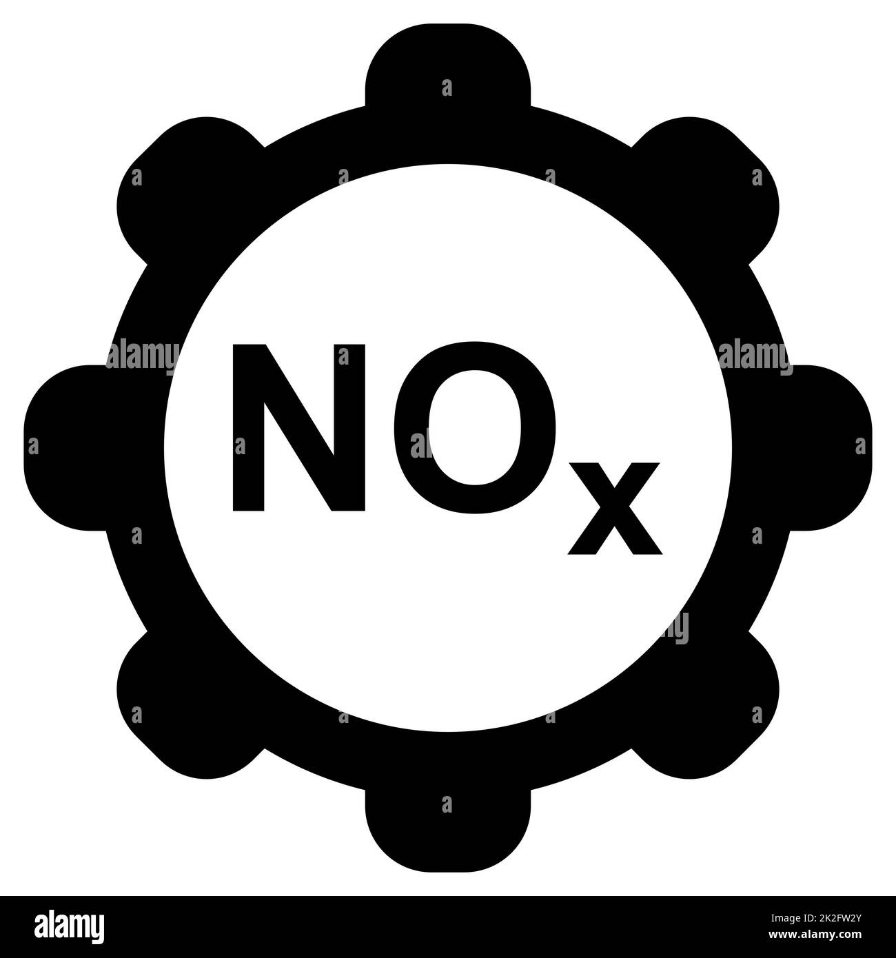 Oxydes d'azote et roue Banque D'Images