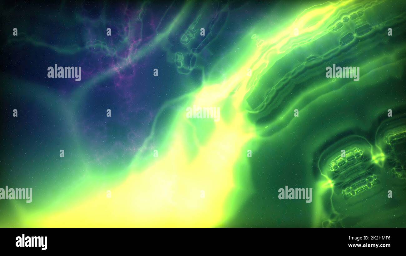 Résumé Science motif coloré arrière-plan Banque D'Images
