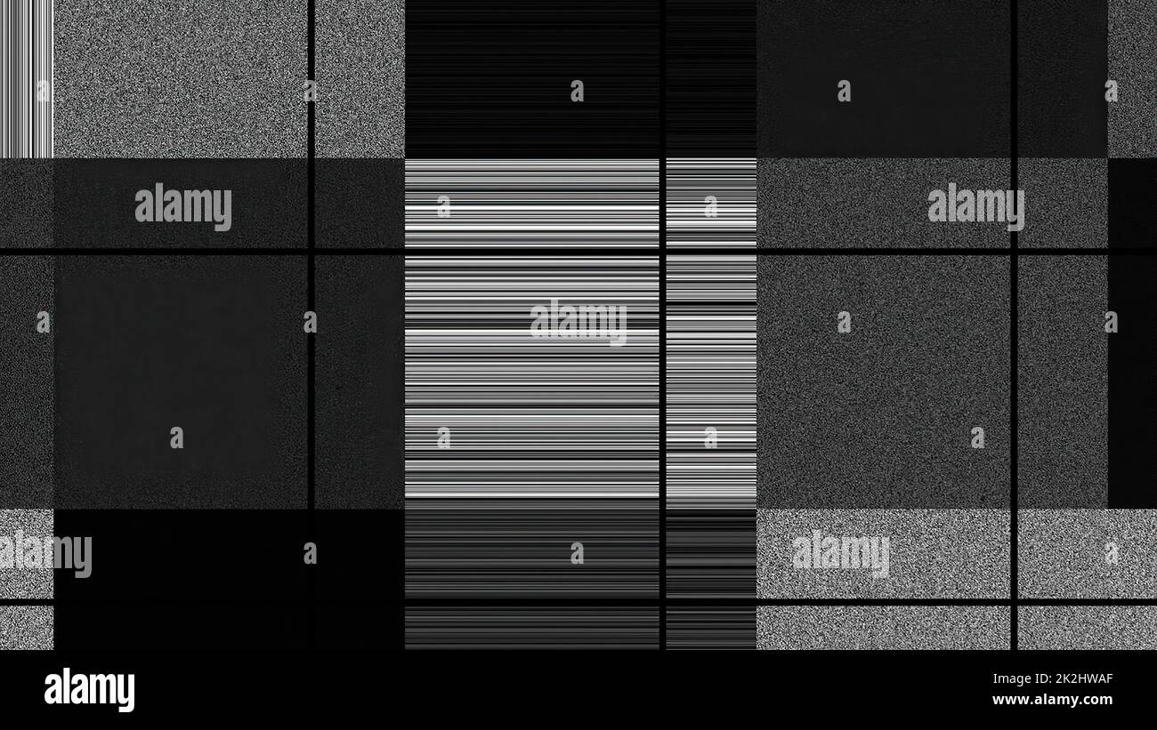 Concept de grille de bruit et de pixels Banque D'Images
