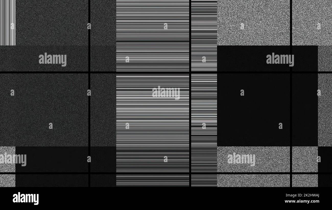 Concept de grille de bruit et de pixels Banque D'Images