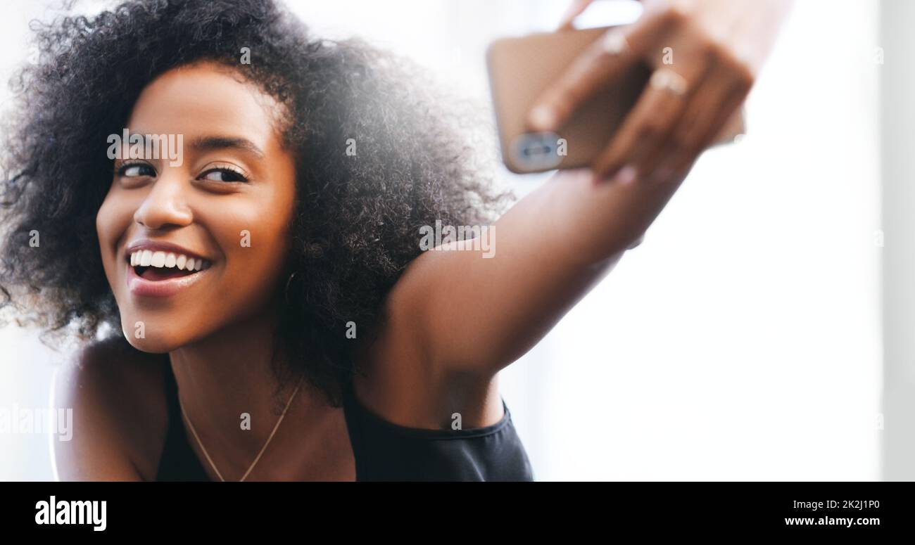 Bienvenue à l'ère du selfie Banque D'Images