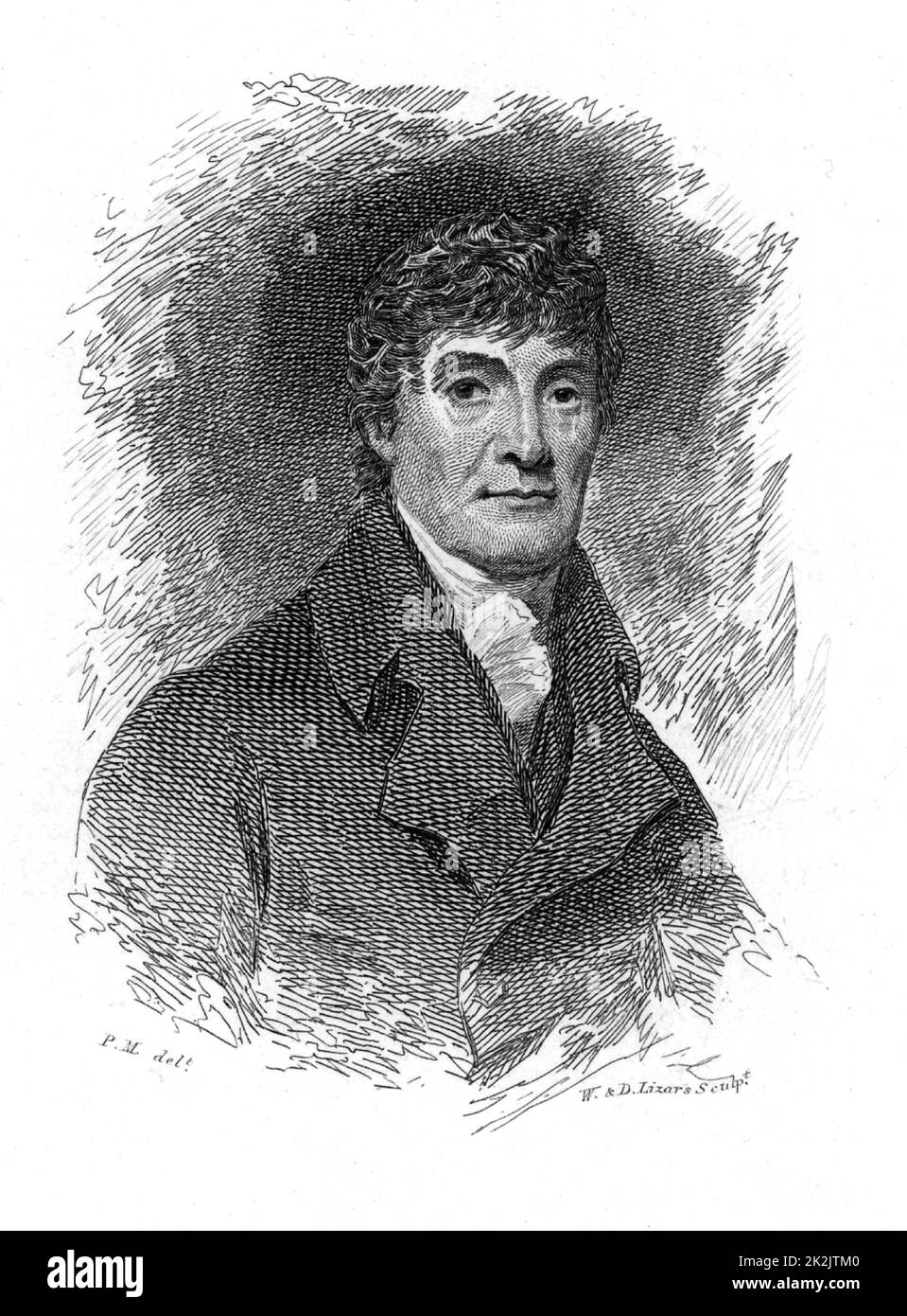 Henry Mackenzie (1745-1831) romancier, dramaturge, poète, rédacteur et écrivain écossais, né à Édimbourg. Gravure de 'Peter's Letters to HIS Kinsfolk' par Peter Morris (Édimbourg, 1819). Banque D'Images